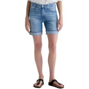 NWT AG-ED Mid-Rise Denim Bermuda Ex-Boyfriend Short - 17 Yrs Divergent - Sz 27